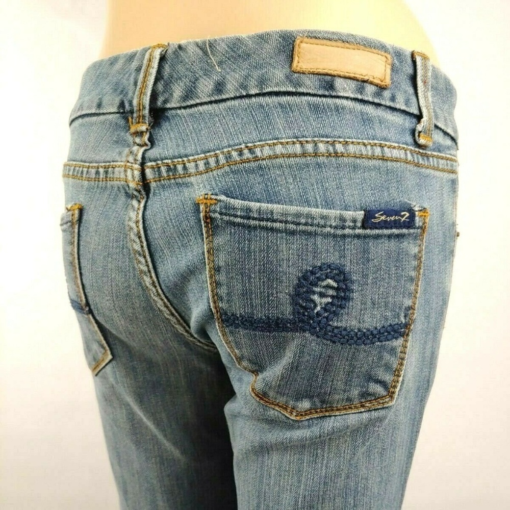 Seven7 Jeans Medium Wash Bootcut Jeans Size 27
